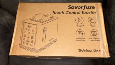 Savorfuze Touch Control Stainless Steel Toaster