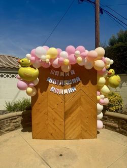 Chevron Wood Backdrop 