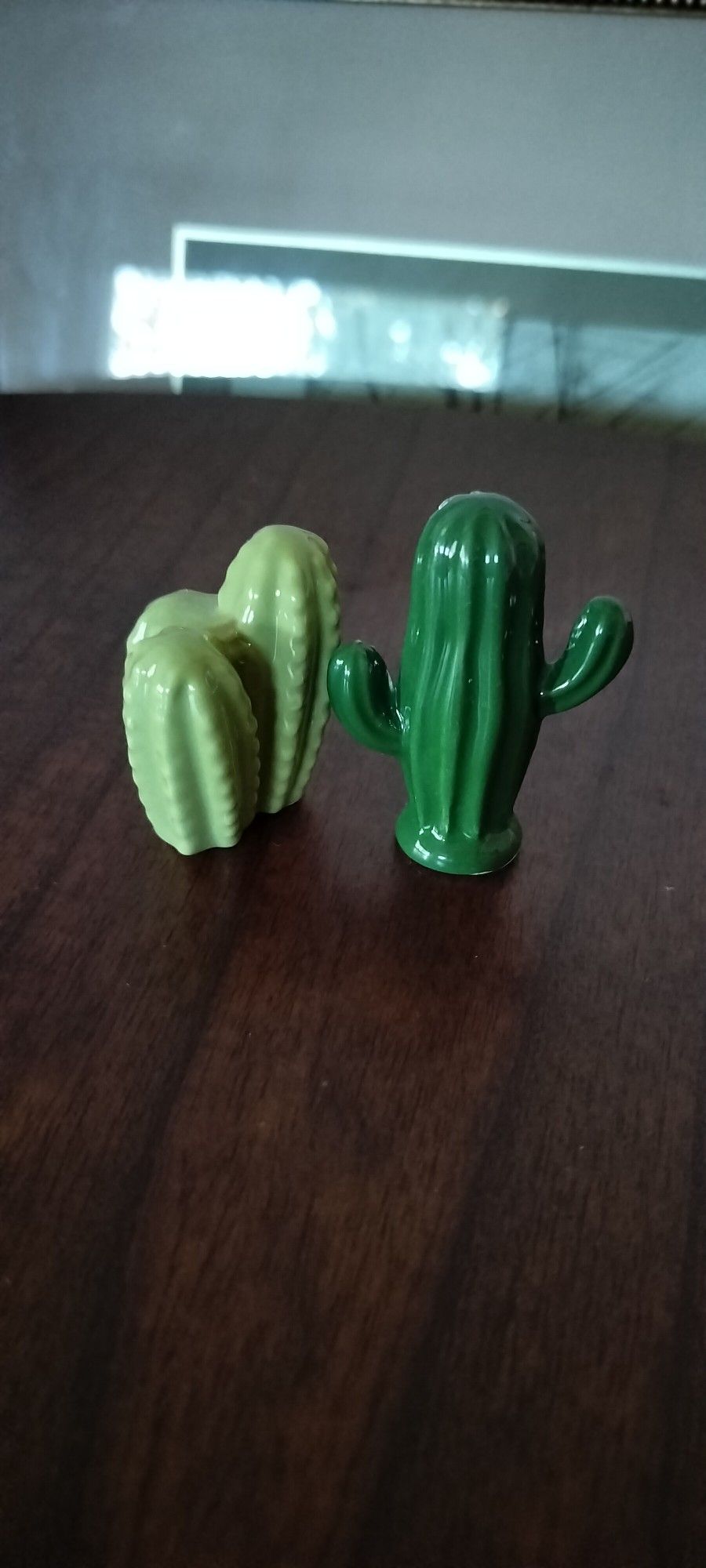 Two Ceramic Cactus (See Details)