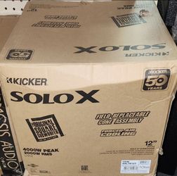 Kicker Solo X 12" Subwoofer 4000W Peak