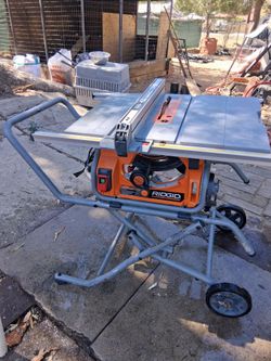 Table saw ridgod