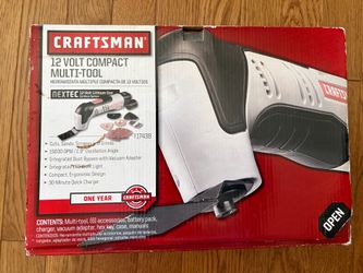 Craftsman 12 volt compact multi-tool set. 55.00