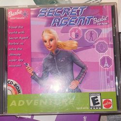 Secret Agent Barbie Game CD-ROM PC 2001 Win 95/98/2000/MeSecret