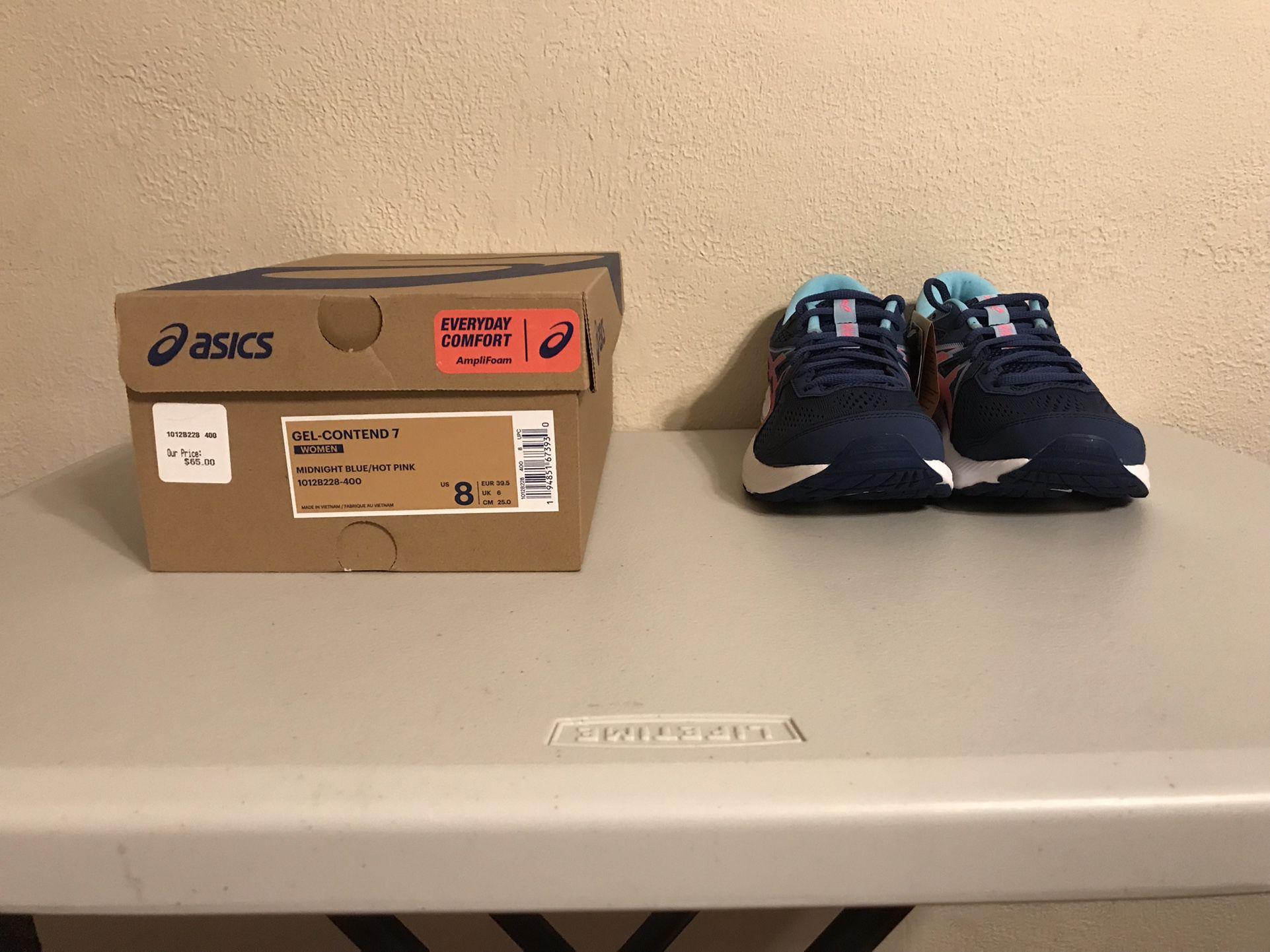 Cooperativa Scully Limpiamente ASICS Gel-Contend 7 Women Midnight Blue/ Hot Pink Size 8 for Sale in  Vallejo, CA - OfferUp