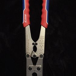 iCrimp IWS-1234AS 1/2" & 3/4" Combo PEX-B Stainless Steel Sleeve Press Tool, PEX-B Crimping Tool
