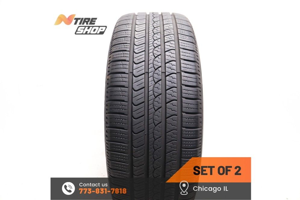 Set of 2 Used  9.5/32    235/55R19  105V  Pirelli  Scorpion AS Plus 3
