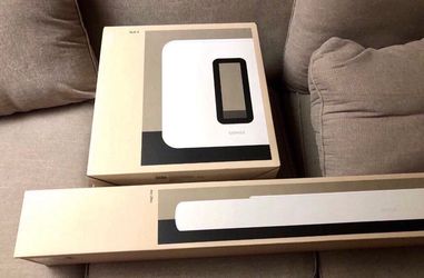 Sonos Arc Ultra (White ) with The Sonos Sub4 (White) Brand New Sealed.  Includes Warranty.