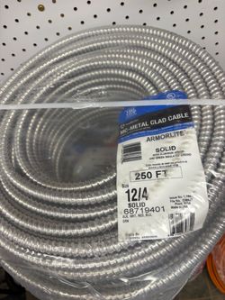 New MC Metal clad cable 12/4