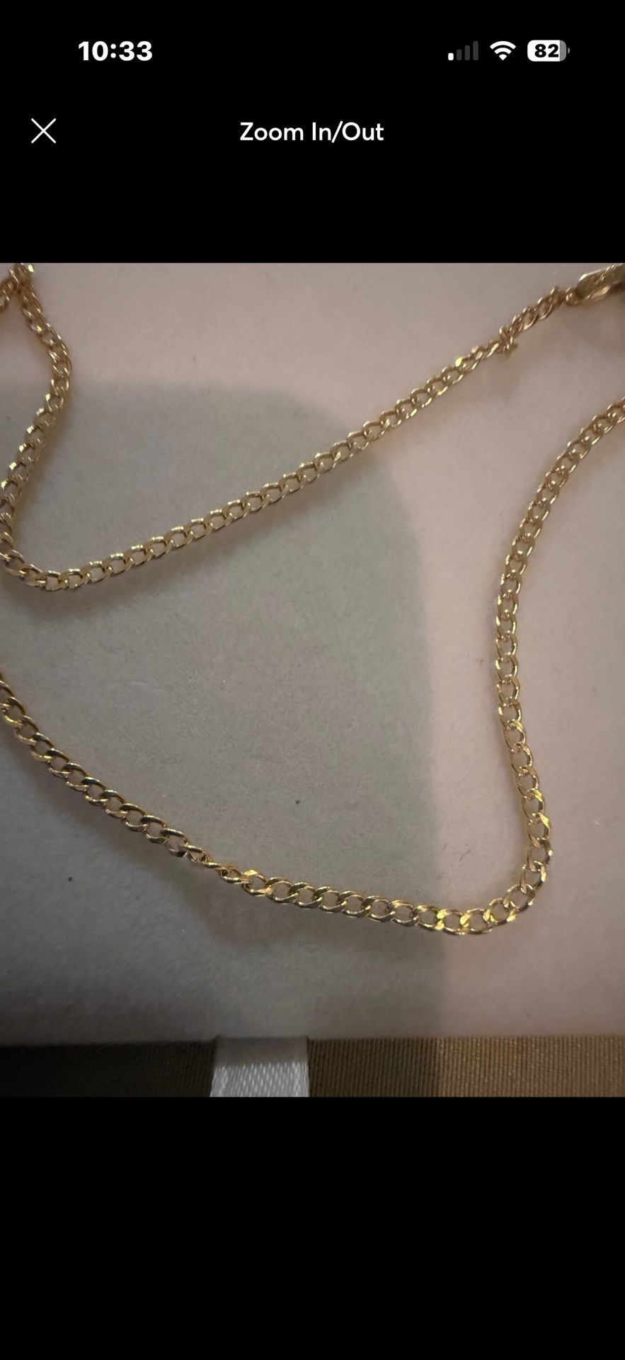 10k 8” Cuban Anklet