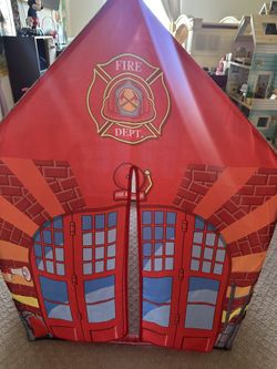Children’s Fire station Play Tent