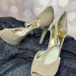 Michael Kors Suede Heels - NEW - Size 8 1/2