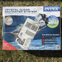 BRAND NEW UNOPENED BOX - INTEX KRYSTAL CLEAR SALTWATER SYSTEM - MODEL CG28661