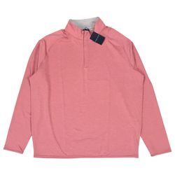 Peter Millar Stealth Performance Quarter Zip Pullover Mens XL Pink BNWT