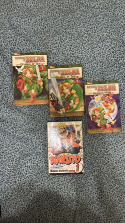 Zelda and Naruto books