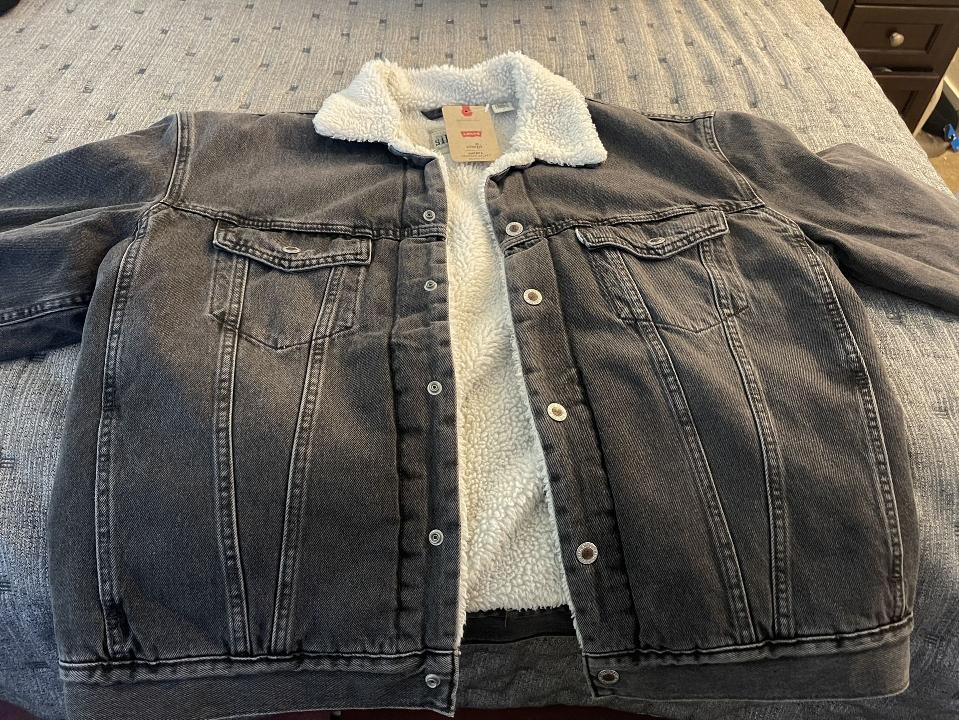 Levi’s Sherpa Jacket Vintage Black Size m