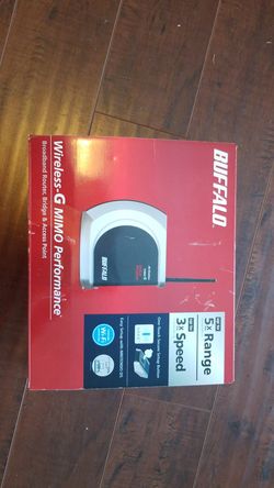 Buffalo Technology Wireless-G High Power Router and Access Point with High Gain Antenna WHR-HP-G54