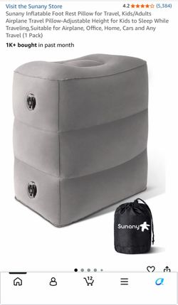 Inflatable Foot Rest Pillow for Travel