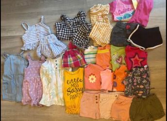 Girls Size 2T 27 Piece Summer Bundle