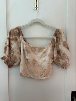 Hand dyed cotton crop