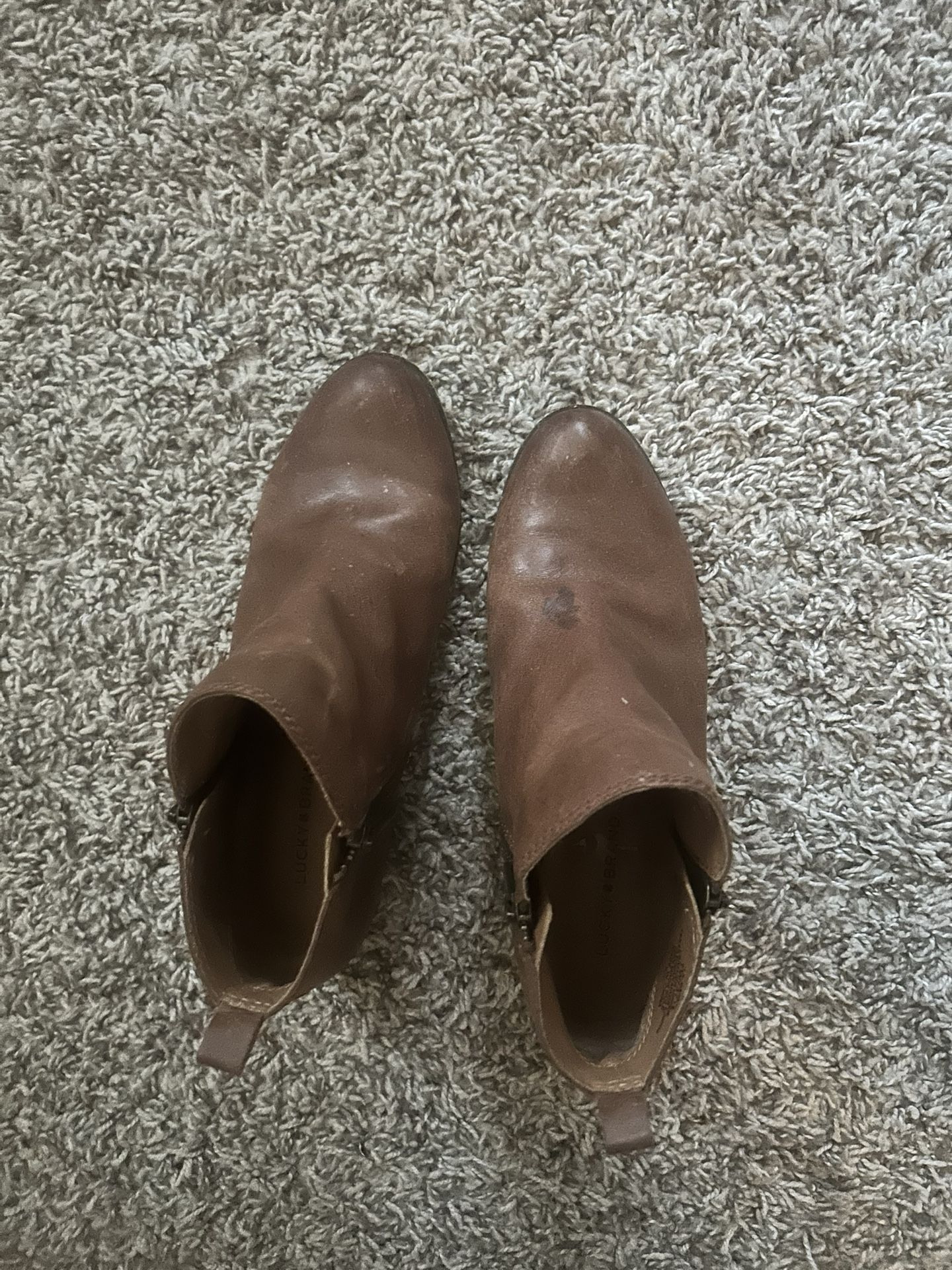 Lucky Brand Women's Basel Ankle Bootie, size 7w.