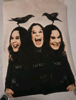 RARE Ozzy Osbourne Prince Of Darkness Rock Drop PRINT By Artist MEHMET TURGUT