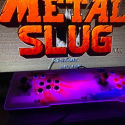 SUPER 4000+ Game Box w/HDMI 2 Arcade Sticks & LED