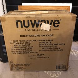 NUWAVE DUET DELUXE PACKAGE $150 OBO