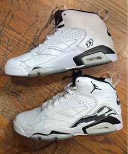 Air Jordan 6 White Black High-Top Sneakers