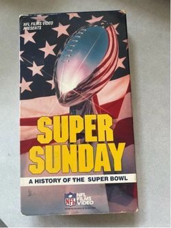 NFL Films Video Super Sunday VHS Tape