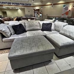 Lima Sectional Sofa And Ottoman $799