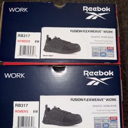 2 - Reebok Steel-Toed Work Sneakers 