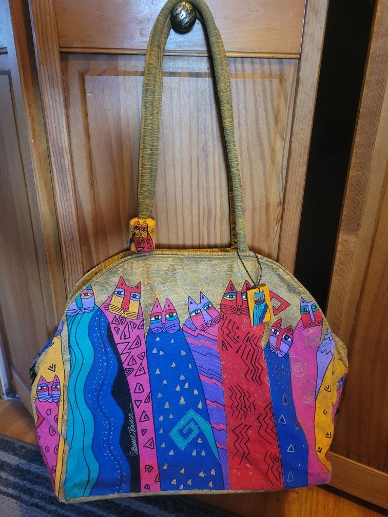 Laurel Birch Canvas Large Tote/travel Bag