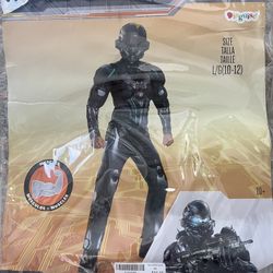Spartan Locke Classic Muscle Halo Costume, Large/10-12