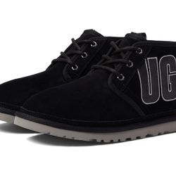 New! UGG Men's Neumel Graphic Outline Chukka Boots by UGG, Black, Size 12