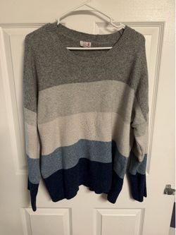 SO Colorblock Crewneck Sweater Size XXL