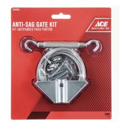 Ace 7.5 in. L Silver Steel Anti-Sag Gate Kit 1 pk (Unopened/New)