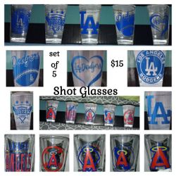 Set Of 5 Shot Glasses