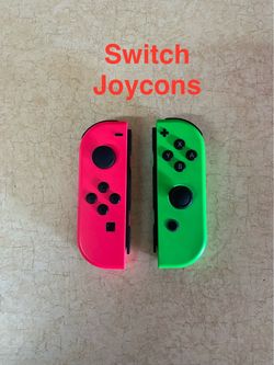 Joycons Controllers Pink/Green for Nintendo Switch