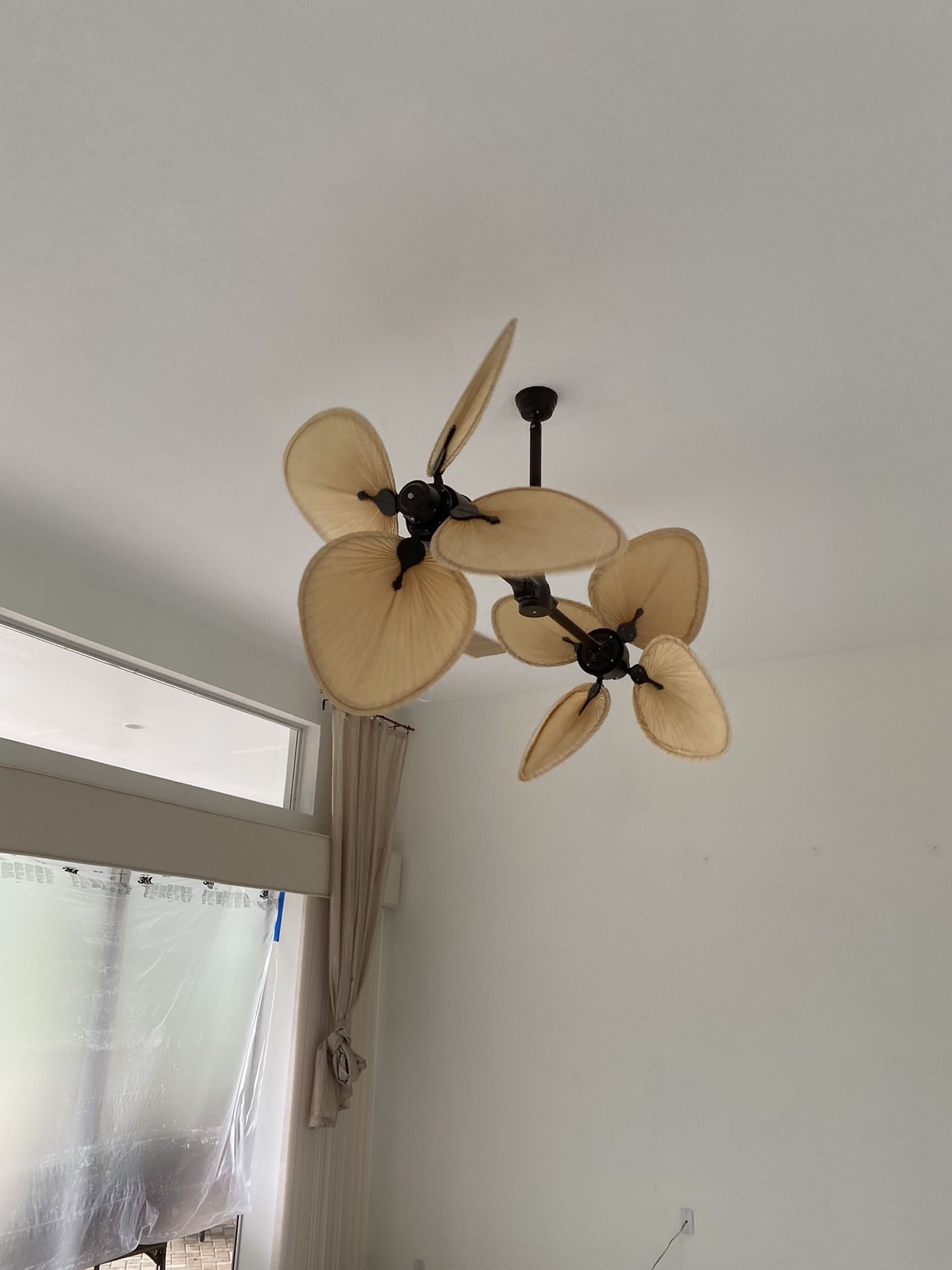 Fanimation Palisade Rust Finish Double Blade Vertical Rotation Ceiling