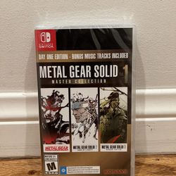 Metal Gear Solid Master Collection Vol. 1 Nintendo Switch Brand New Factory Sealed