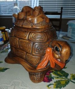 Tortoise and the Hare cookie jar