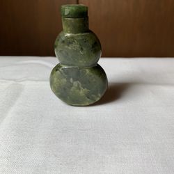 Authentic Dark Jade Medicine Bottle
