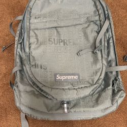 Supreme Ice Blue Backpack (SS19)