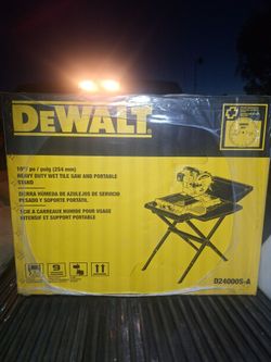 10 inch tile saw with  lade