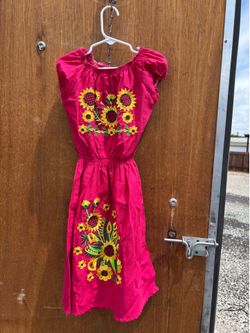 Mexican embroidered Dress for girls