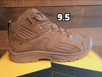 New Men's OTB Waterproof Tactical Boots, Coyote, 9.5