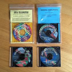 Lot of 2 Bryer Patch Studio Quilting Workshops on CD-ROM.