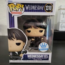 Funko! Wednesday With Cello.#1310 Funko Exclusive