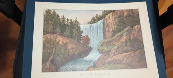Set of 12 Currier & Ives Lithograph Reprints 