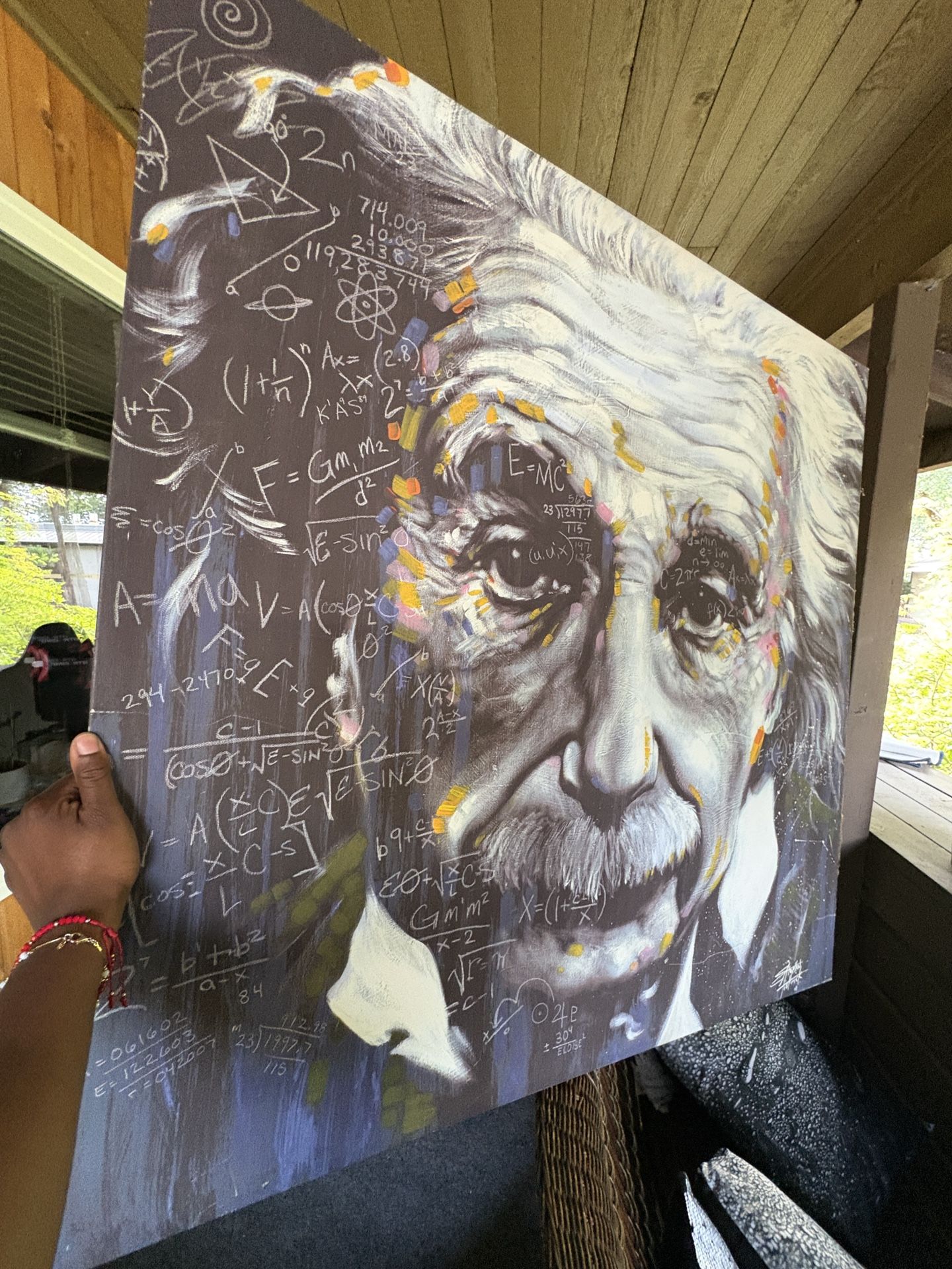 Albert Einstein Painting